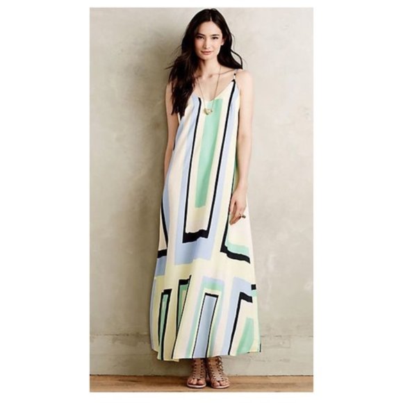 Anthropologie Abstracted Maxi Dress by Maeve Small - Picture 1 of 3